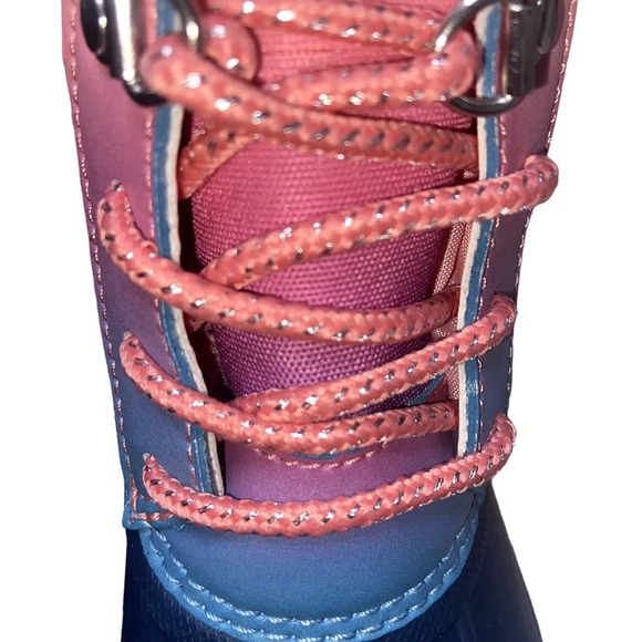 Toddler Little Girls Tommy Hilfiger Danni Ombre Duck Boots New 10 - Picture 6 of 8